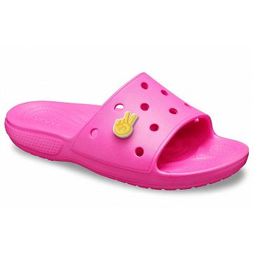 Crocs Classic Men's Slides Pink | Australia 1288FDNM